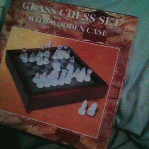 Glass Chess set